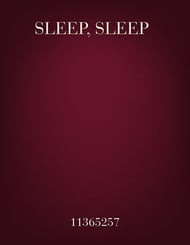 Sleep, Sleep TTBB choral sheet music cover Thumbnail